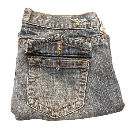 Refuge Jeans-Womens Bootcut Flare Stretch-Blue Medium Wash-Size 13S - Picture 15 of 16